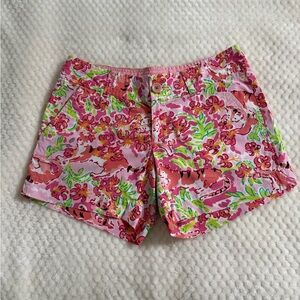 Lilly Pulitzer Call Me Kitty Tiger Lilly Callahan Shorts C0245
